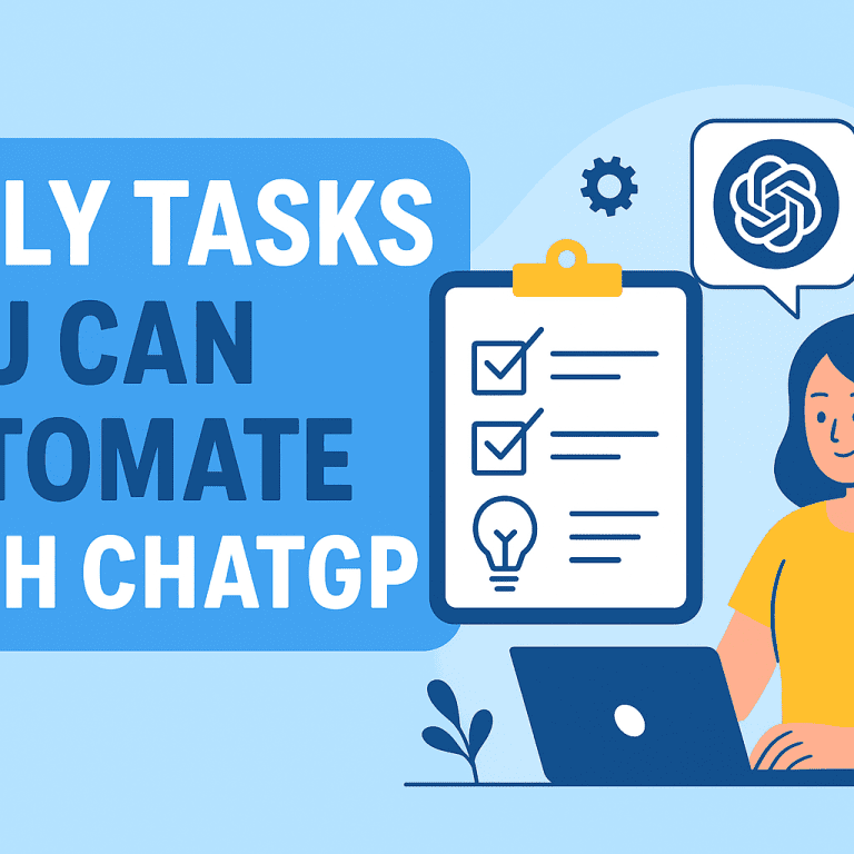 Daily tasks you can automate with ChatGPT