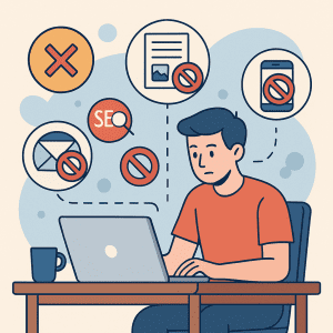 Read more about the article Blogging mistakes to avoid in 2025