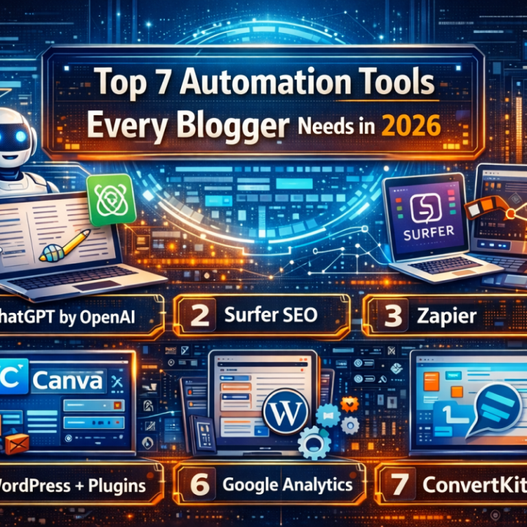 Top 7 Automation Tools Every Blogger Needs in 2026
