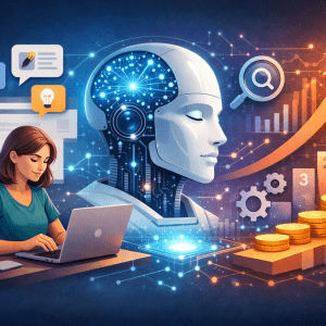 Read more about the article How Bloggers Use AI to Rank Faster