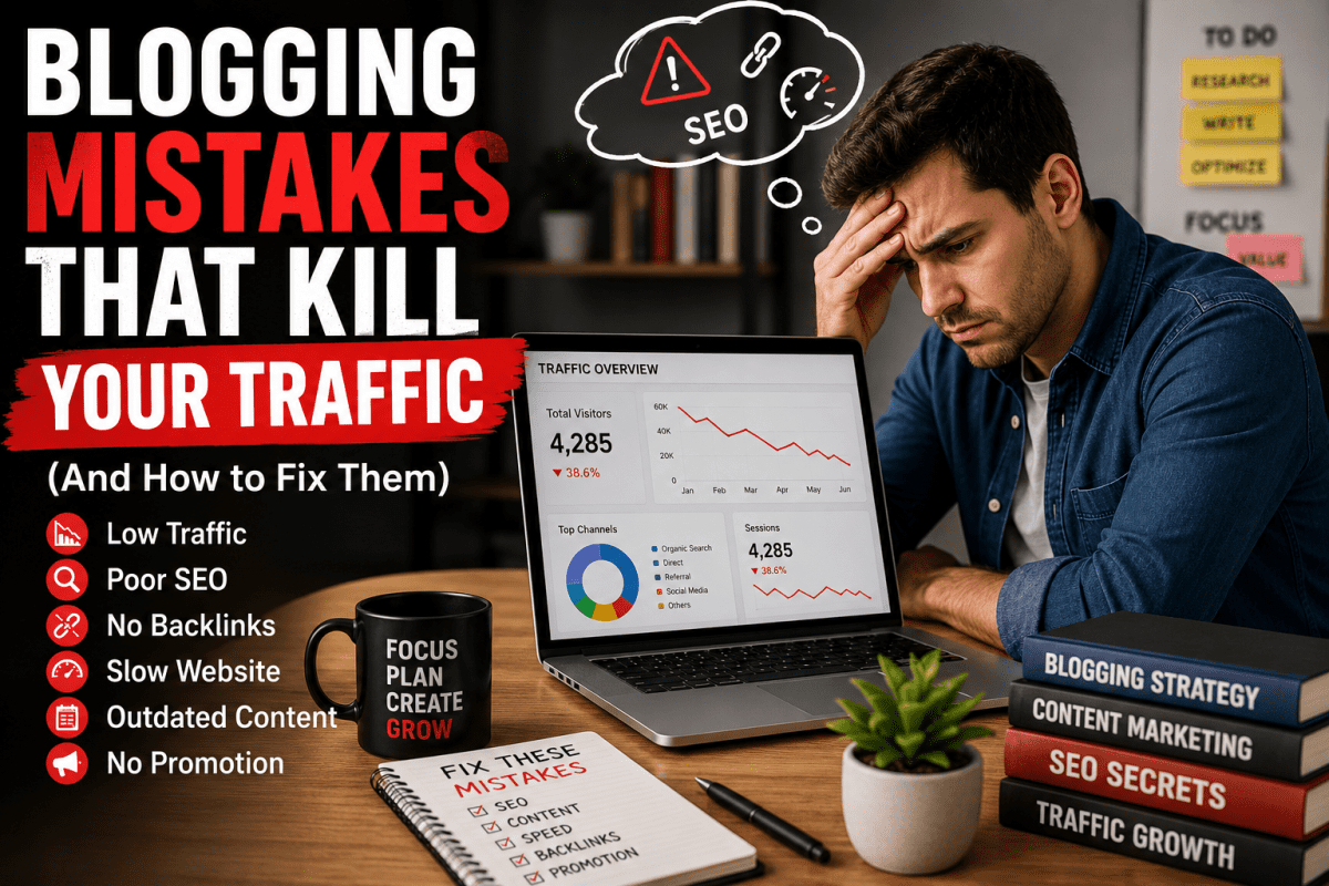 Read more about the article Blogging Mistakes That Kill Your Traffic
